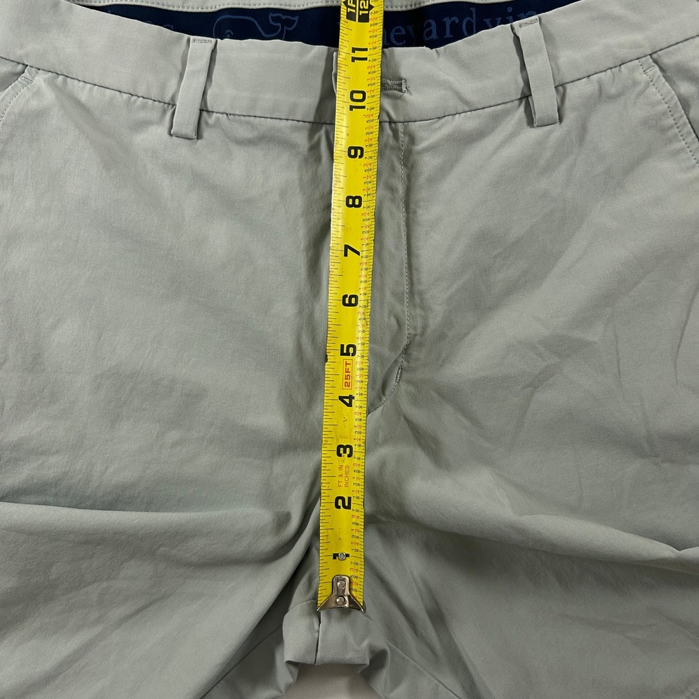 Vineyard Vines Performance Shorts Men 32 Green Grey Stretch Golf Chino Lot of 2 - Picture 13 of 16